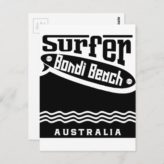 Bondi Beach Briefkaart (Voorkant / Achterkant)