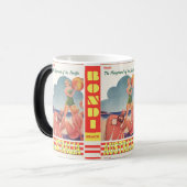 Bondi Beach Escape: Vintage Travel Poster Magische Mok (Voorkant links)