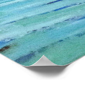 Bondi Beach Icebergs...mijn vav kleur is blauw Poster (Hoek)