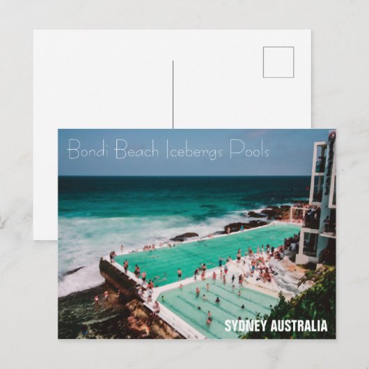 Bondi Beach Icebergs Pool - Briefkaart (Voorkant / Achterkant)