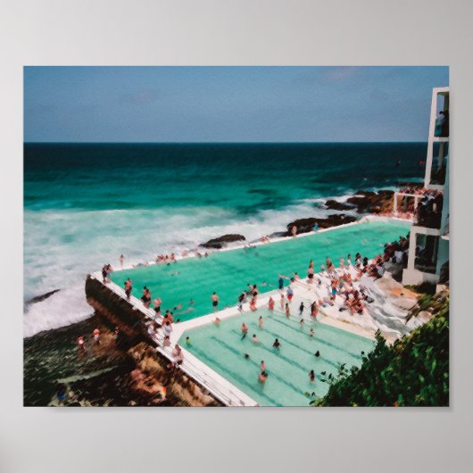 Bondi Beach Icebergs Pool - Poster (Voorkant)
