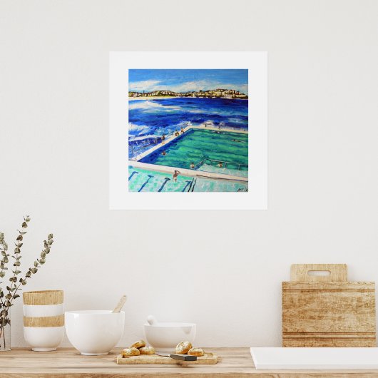 Bondi Beach Icebergs Poster (Keuken)