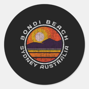 Bondi Beach in nood Ronde Sticker