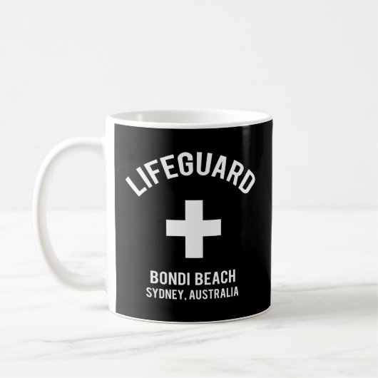 Bondi Beach Lifeguard Koffiemok (Links)
