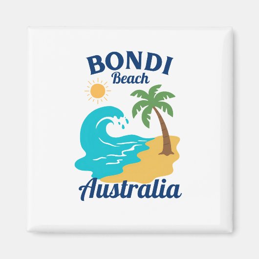 Bondi Beach Magneet (Voorkant)