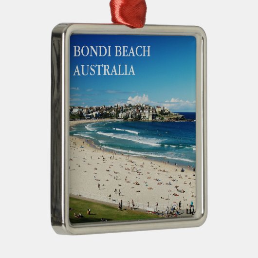 Bondi Beach Metalen Ornament (Rechts)