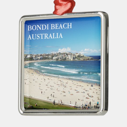 Bondi Beach Metalen Ornament (Links)