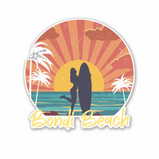 Bondi Beach Sticker (Voorkant)