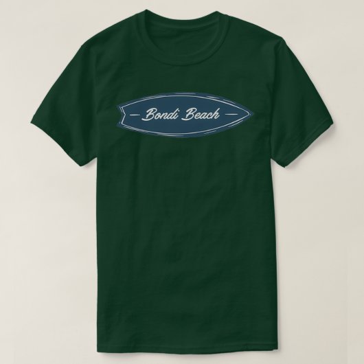 Bondi Beach Surfboard T T-shirt (Design voorkant)