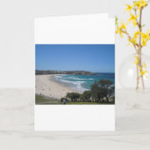 Bondi Beach Sydney Australia Kaart (Gele Bloem)