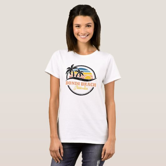 Bondi Beach - Sydney Australia T-shirt (Voorkant volledig)