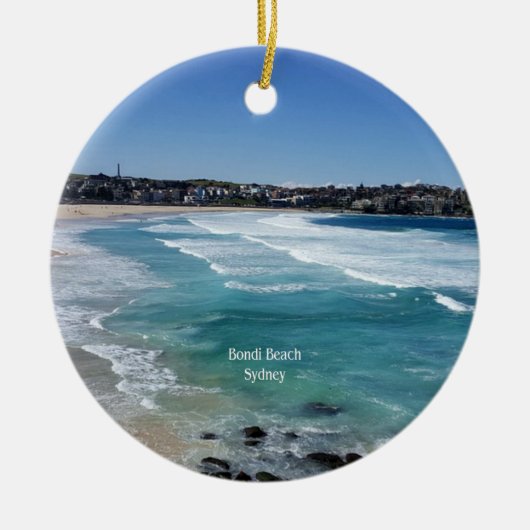 Bondi Beach, Sydney, Australië Keramisch Ornament (Voorkant)