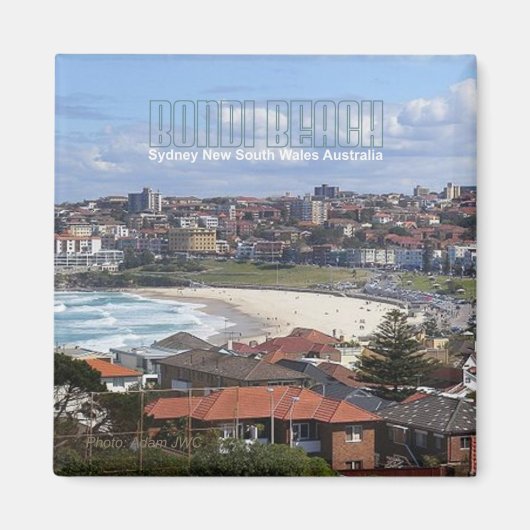 Bondi Beach Sydney Australië Souvenir Magnet (Voorkant)