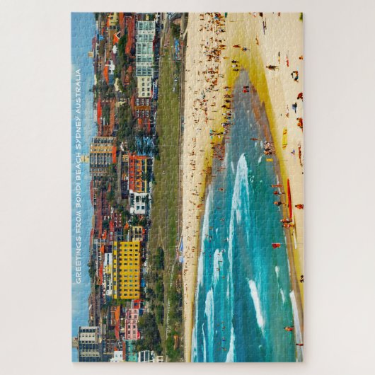 Bondi Beach Sydney Jigsee Puzzle Legpuzzel (Verticaal)