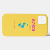 Bondi Beach, Travel Art, Preppy, Geel, Roze Case-Mate iPhone Case (Achterkant (horizontaal))