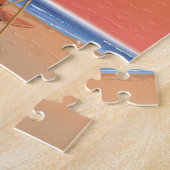 Bondi Beach vintage reisposter Legpuzzel (Zijkant)