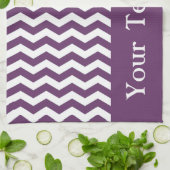 Bondi Blue Wave Chevron aanpasbaar Theedoek (Gevouwen)
