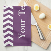 Bondi Blue Wave Chevron aanpasbaar Theedoek (Quarter Fold)