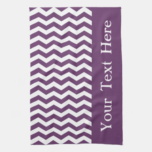 Bondi Blue Wave Chevron aanpasbaar Theedoek (Verticaal)