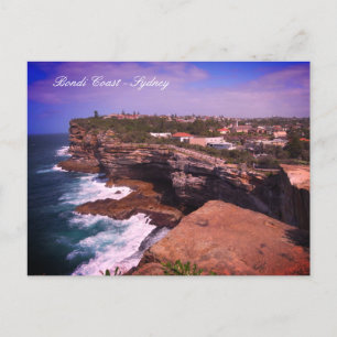 Bondi Coast panorama, Sydney - Australië Briefkaart