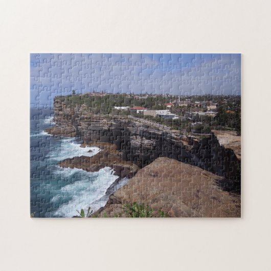 Bondi Coast Panorama, Sydney Beach, Australië Legpuzzel (Horizontaal)