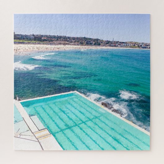 Bondi Icebergs Australië Fotografische Puzzle Legpuzzel (Verticaal)