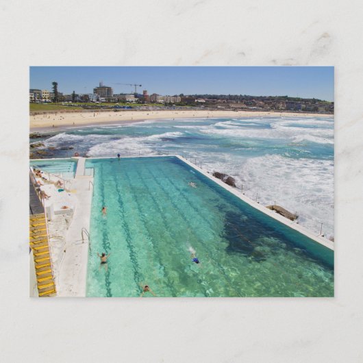 Bondi Icebergs op Bondi Beach Briefkaart (Voorkant)