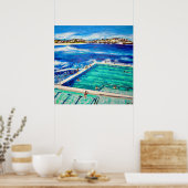 Bondi Icebergs Poster (Keuken)