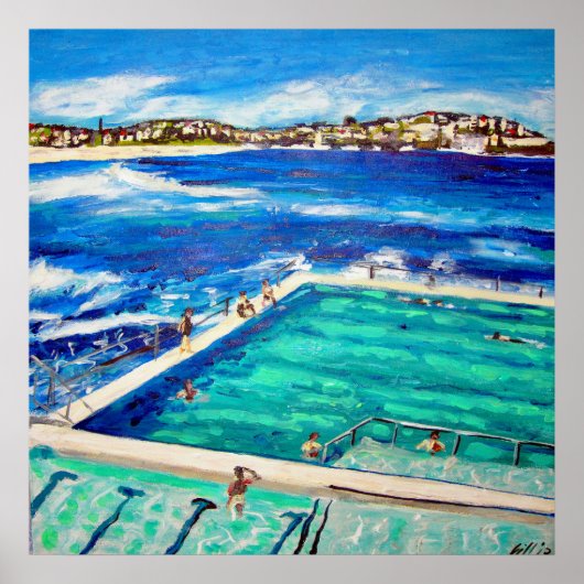 Bondi Icebergs Poster (Voorkant)