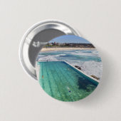 Bondi Icebergs Ronde Button 5,7 Cm (Voorkant /achterkant)