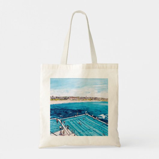 Bondi-Icebergs zomer Tote Bag (Achterkant)