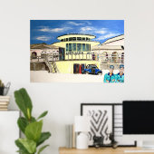 Bondi Lifeguard Tower Poster (Thuiskantoor)