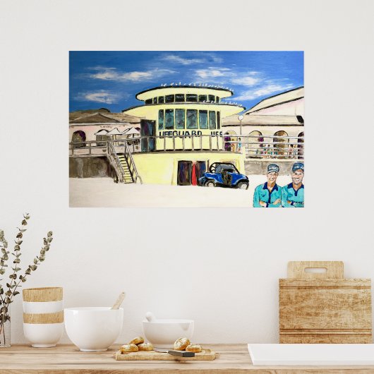 Bondi Lifeguard Tower Poster (Keuken)