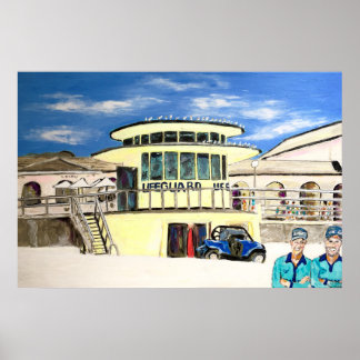 Bondi Lifeguard Tower Poster