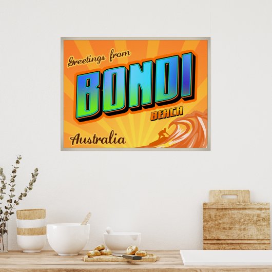 BONDI-poster Poster (Keuken)
