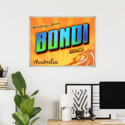 BONDI-poster Poster (Thuiskantoor)
