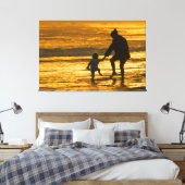 BONDI STRAND 40x60 Canvas Afdruk (Insitu (Slaapkamer))