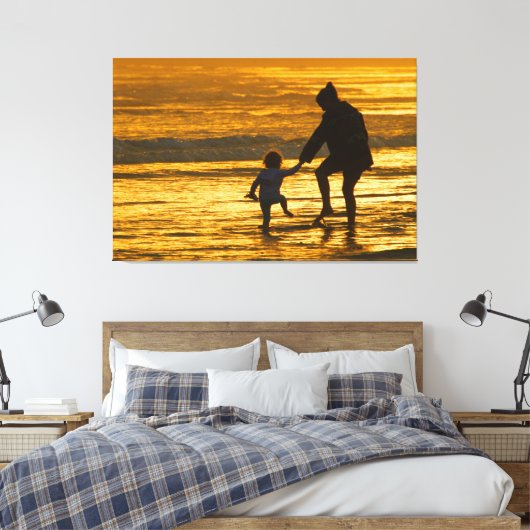BONDI STRAND 40x60 Canvas Afdruk (Insitu (Slaapkamer))