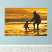 BONDI STRAND 40x60 Canvas Afdruk (Insitu (Houten vloer))