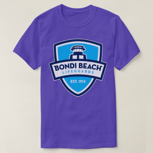 Bondi strandredding t-shirt (Design voorkant)