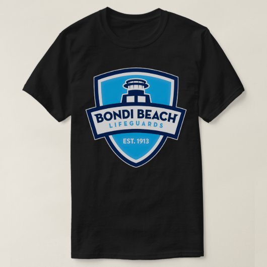 Bondi strandredding t-shirt (Design voorkant)