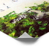 bONDI-uitzichten Poster (Hoek)