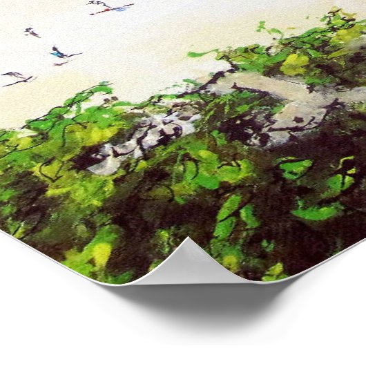 bONDI-uitzichten Poster (Hoek)