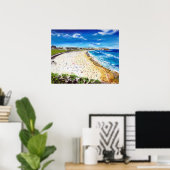 bONDI-uitzichten Poster (Thuiskantoor)