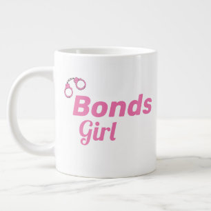 Bonds Meisroze handboeien die ik zal nemen. Grote Koffiekop