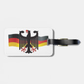 Bondscoat van de Duitse adelaar Bagagelabel (Achterkant horizontaal)