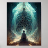 Bone Altar Fantasy Sci-Fi Art Poster (Voorkant)