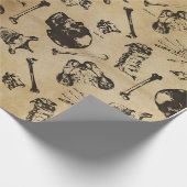Bone Anatomy Medical Gift Wrap Cadeaupapier (Hoek)