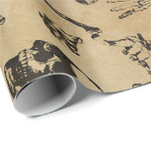 Bone Anatomy Medical Gift Wrap Cadeaupapier (Rol Hoek)