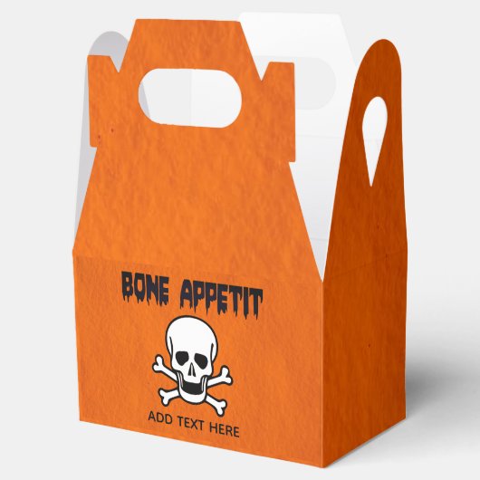 Bone Appetit Favor Box Bedankdoosjes (Geopend)